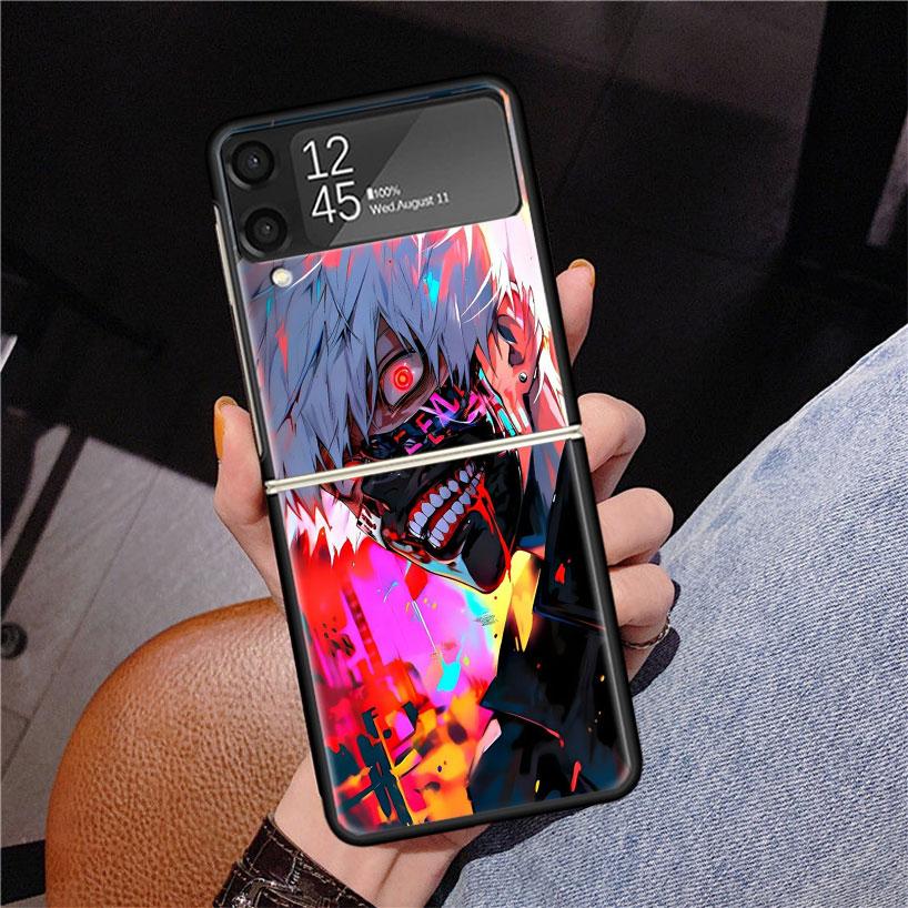 G-Ghoul Tokyo Kaneki Ken Phone Case For Samsung Z Flip 7 6 5 4 3 Galaxy ZFlip7 ZFlip6 ZFlip5 ZFlip4 ZFlip3 5G Print Cover