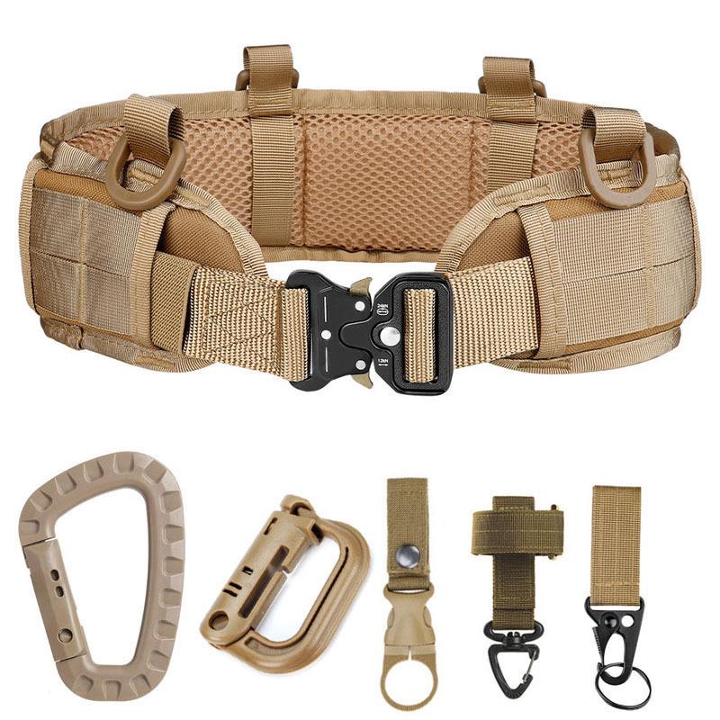 Tactical Outdoor Multifunction Waistband with Molle Accessories for CS Competitions