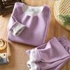 Set di biancheria intima per bambini, caldo, per bambine, De Rong, senza ossa, per bambini, vestiti autunnali, pantaloni autunnali, abbigliamento per bambini