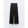 Za2024 Summer New Product Women's Clothes High Waist Slim Looking Drape Casual Straight-Leg Stretch Waist Wide Leg Pants 9929049