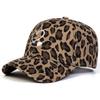 Unisex Leopard Print with Hearts Embroidery Baseball Caps Spring Autumn Outdoor Adjustable Casual Hats Sunscreen Hat Sports Cap