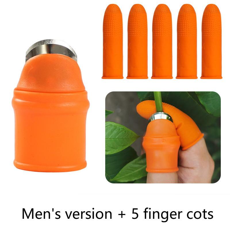 Cortador De Polegar Ferramentas De Jardinagem Tesouras De Poda Jardim Colheita Planta Legumes Separador Dedo Ferramenta