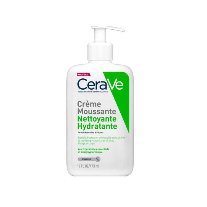 Cerave Hydrating Foaming Cleanser Face Cream for Normal To Dry Skin 473ml
