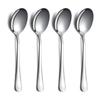 2/4Pcs Stainless Steel Serving Spoon Set Sering Utensils Set Serving Spoon for Party Vegetable Spoon Tableware Kitchen Supplies