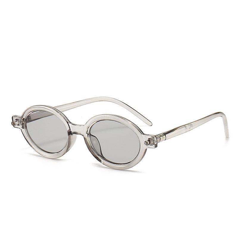 High Quality Retro Designer Style Edgy Punk Stylish Trendy Oval Shaped Round Shaped Female Male Women Sun Glasses