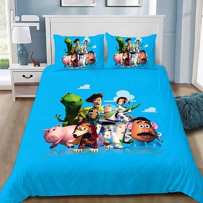 3D Print Toy Storys Buzz Lightyear Bedding SetGirls Adult Single Twin Queen Size Duvet Cover Pillowcase Bedding