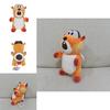 Cute Squirrel Plush Toy 22cm Height Cartoon Style Soft And Cuddly