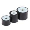 Anti Vibration Pad Damper-Metal Silentblock Type DD Rubber Mount Flat Base Block M4 M5 M6 M8 Female Thread Rubber Shock Absorber