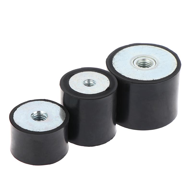 Anti Vibration Pad Damper-Metal Silentblock Type DD Rubber Mount Flat Base Block M4 M5 M6 M8 Female Thread Rubber Shock Absorber