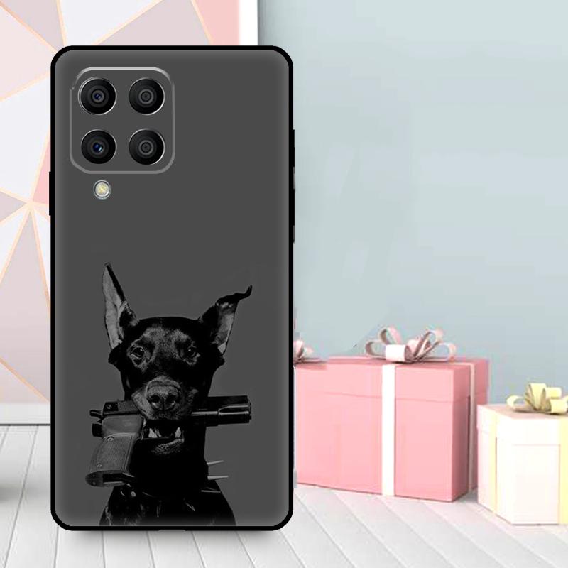 Dachshund Doberman Dog Case For Samsung Galaxy M36 M12 M52 M06 M16 M56 M33 M15 M55 M31 M13 M14 M53 M32 M35 M34 M54