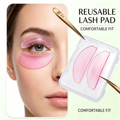 New 1Pair Silicone Lash Perm Pads Softening Lifting Lashes Rods Shield 3D Eyelash Curlers Accessories Makeup Tools Self-adhesive
