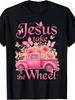 Vintage Take The Wheel Floral Truck Butterfly T-Shirt