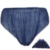 20pcs Unisex Disposable NonWoven Underwear SPA Sauna Breathable Underpants Blue