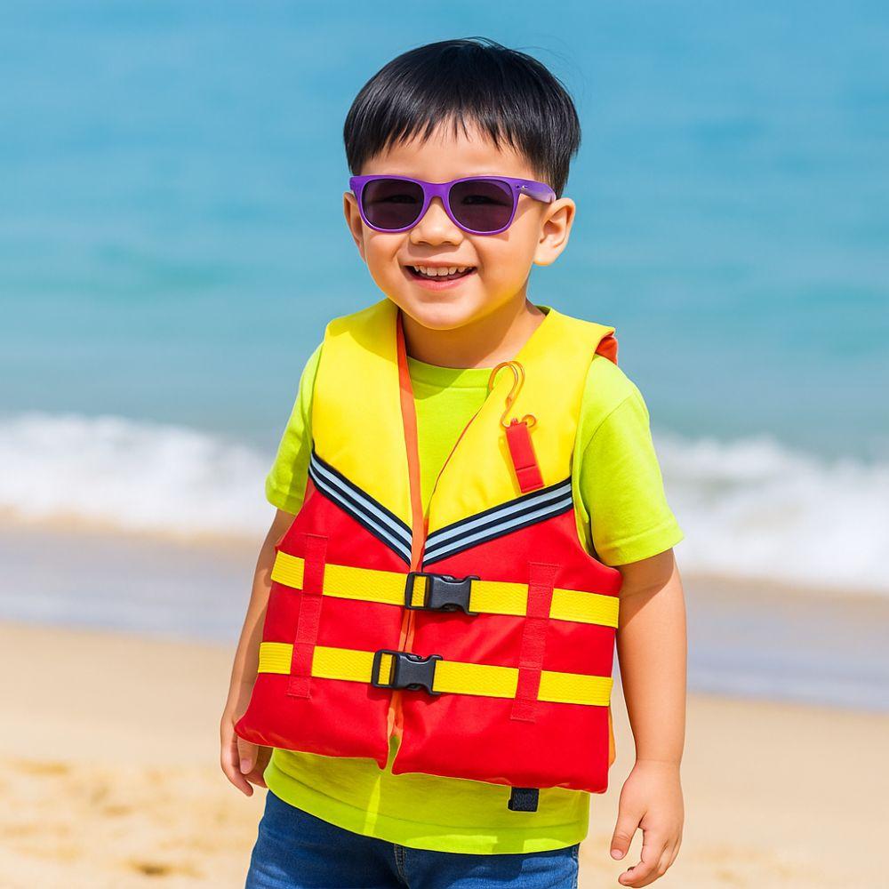 with Whistle Life Vest Jacket Large Buoyancy Swimming Vest Universal Boating Vest  Boating