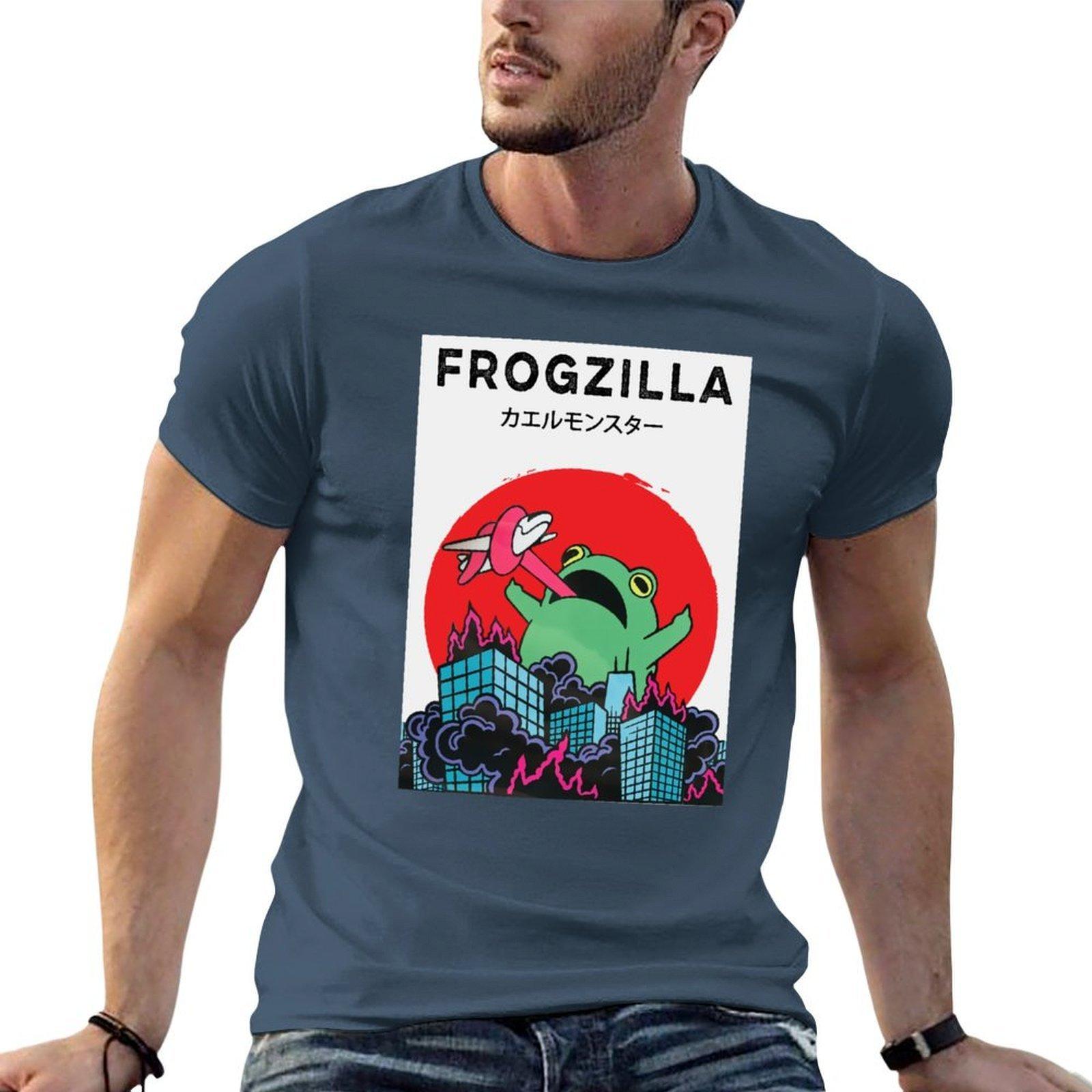 Frogzilla Tshirt Casual Graphic Print Tee S