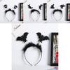 Halloween Bat Spider Festival Headpiece With Magic Wand Props For Kids Costume And Celebration
