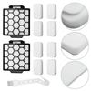 For Shark ZU60 ZU62 NV255 NV150 Foam Felt HEPA Filter Kit Replacement Parts For Navigator Pet Pro Swivel Upright Vacuum