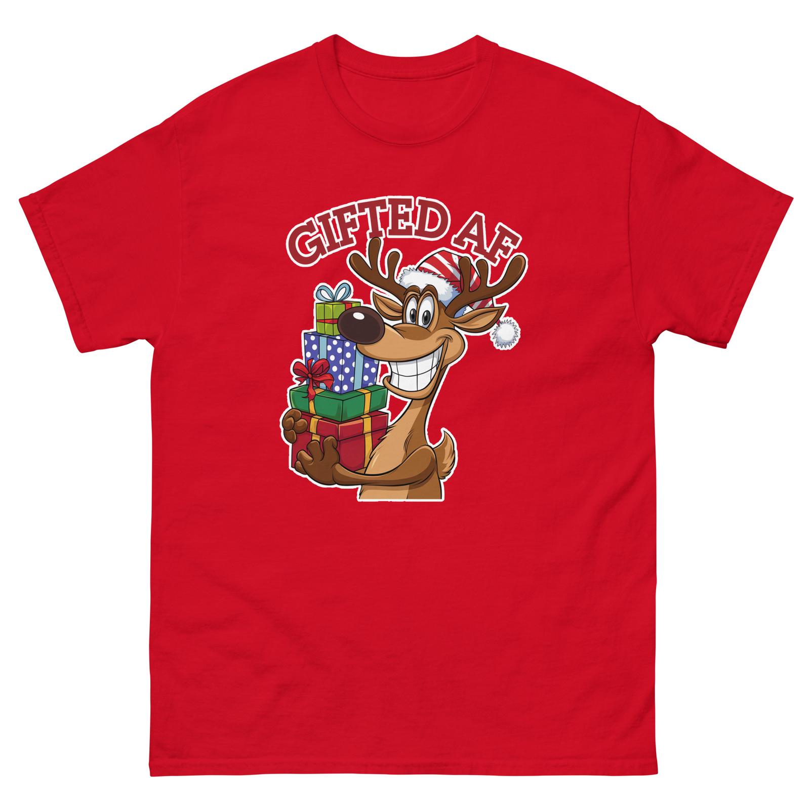 Gifted AF Christmas Xmas Funny T-Shirt S