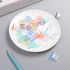 10-200PCS Creative Push Clip File Organizer Test Paper Storage Classification Folder Binder Clip for Documents Books Office