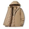 Down Cotton Clothes Men's Winter Thickened Warm Cotton-padded Clothes Loose Large Size Removable Hat Trendy Jacket