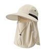 Fishing Hat Wide Brim Bucket Hat With Neck Cover Quick Dry Outdoor Sports Jungle Hiking Hat Men Fishermen Sun Protected Cap