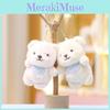 Adorable Plush Bear Doll Cute Stuffed Animal Keychain Accessory Perfect Gift Idea