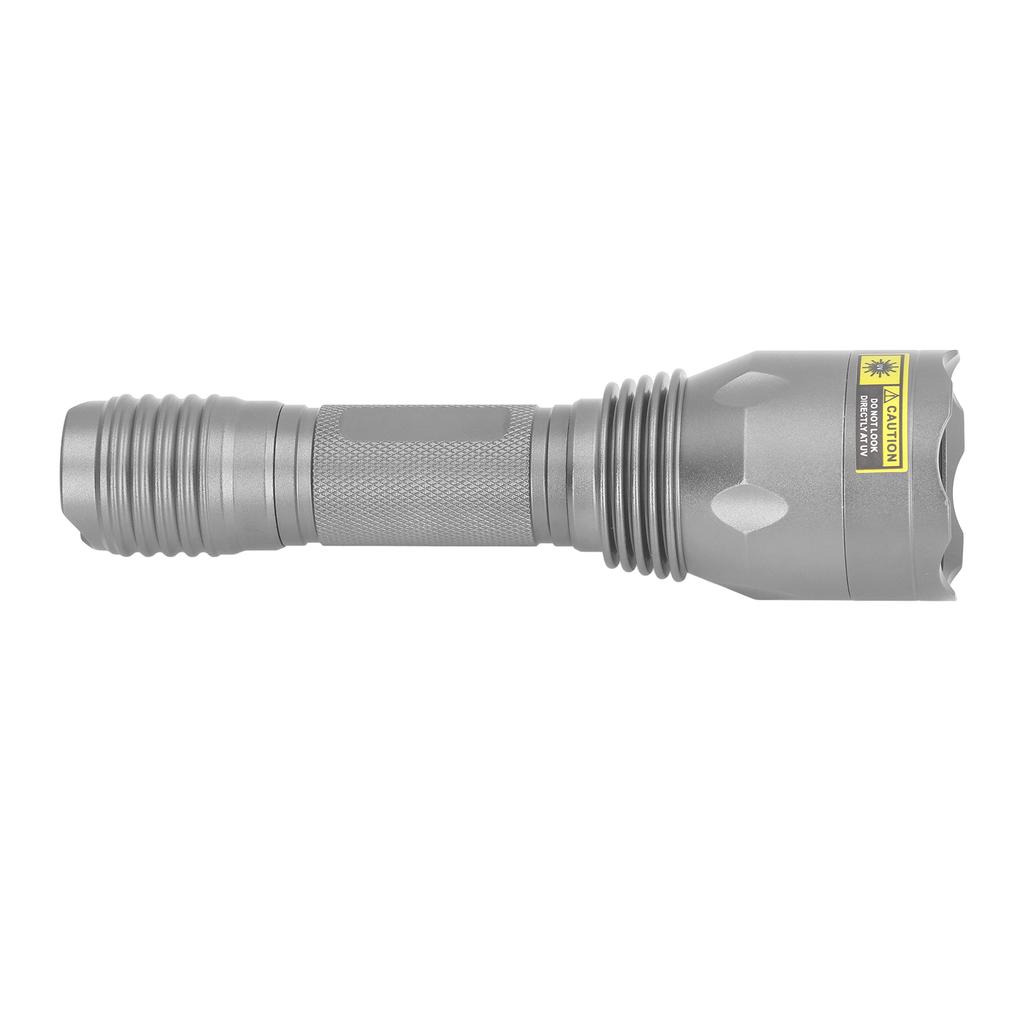 UV Flashlight Portable Aluminum Alloy Shell 365nm LED Blacklight Flashlight for Forged Documents