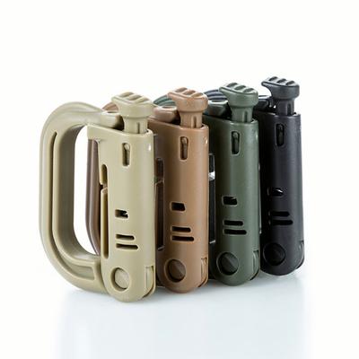 Plastikowy D-Ring Taktyczny Karabinek Brelok Twardy Polimer Wiszący Hak Klamra Klips Narzędzie Survivalowe do Podróży Na Zewnątrz Kemping