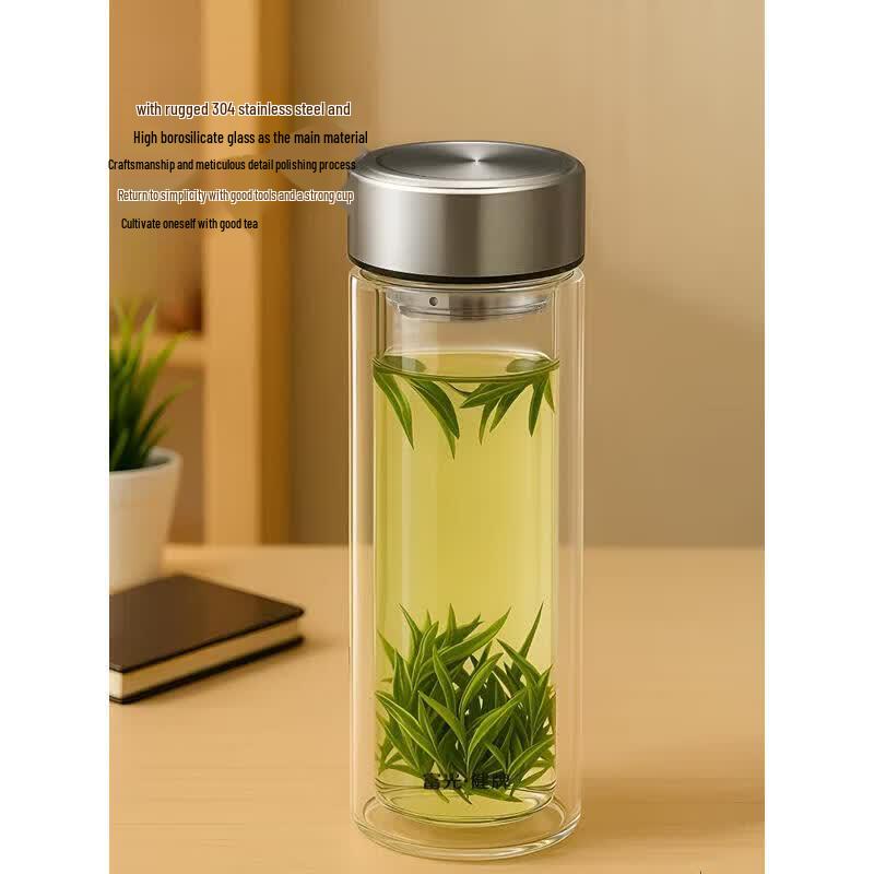 FUGUANG Jianpai Double-Layer Glass Cup