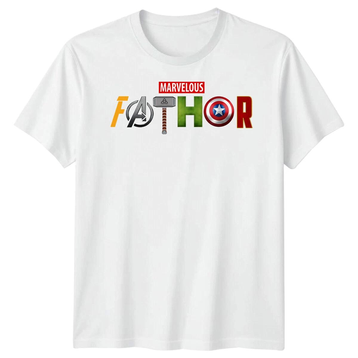 Fathor Mens Funny Fathers Day T-Shirt Tee Best Dad Ever Papa Life Daddy Gift #FD XXL
