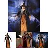 Realistic Hanging Witch Prop For Halloween With Creepy Cackles And Led Eyes