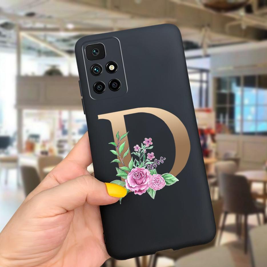 For Xiaomi Redmi 10 Case Simple Fashion Letters Cover 6.5'' Silicon Soft TPU Case For Xiaomi Redmi 10 Redmi10 Coque Funda Bumper