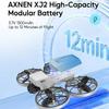 XJ2 Mini Drohne 8K Dual HD Kamera 5G WIFI Übertragung Faltbarer Bürstenloser RC Quadcopter Vollständige Abdeckung Schutzhülle Fernbedienung Spielzeug Kindergeschenk