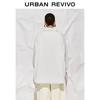 UR Women's Simple Design Oversized Padded Shirt Jacket