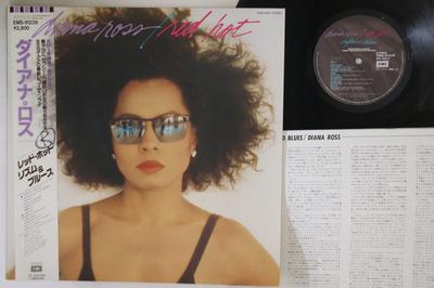 LP Record DIANA ROSS  Red Hot Rhythm  Blues EMS91226PROMO EMI 1987 Japan Obi SoulFunk Used