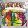 African Woman Bedding Set Vintage Africa Country Comforter Cover for Kids Boys Girls Teens Boho Style Exotic Nation Microfiber