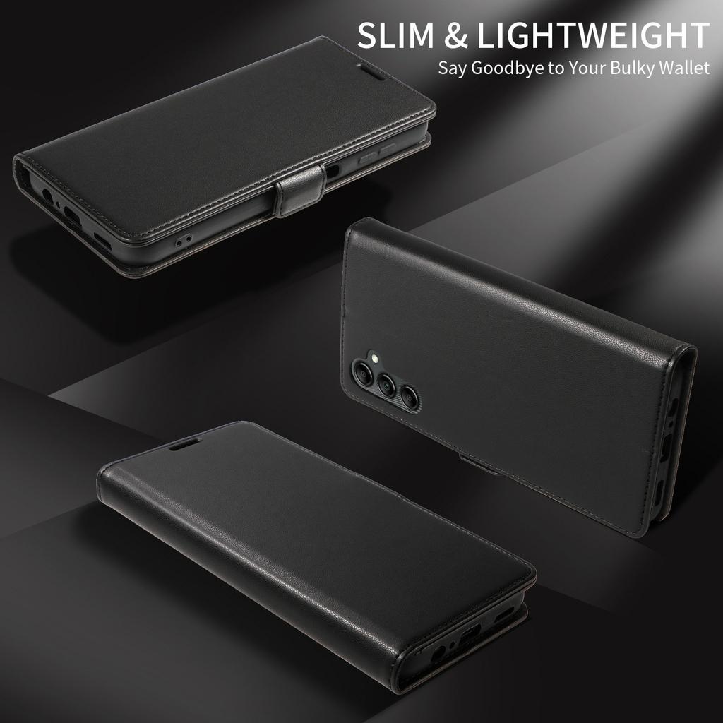 For Samsung Galaxy A57 5G Case Side Magnetic Clasp RFID Blocking Leather Phone Wallet Cover