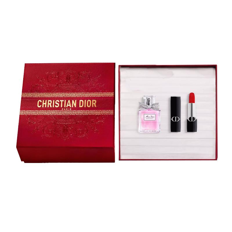 DIOR Perfume Huayang Women s Eau de Toilette 30ml + Blue Gold 999 Velvet синий