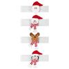 Christmas Creative Curtain Buckle Cartoon Santa Claus Snowman Elk Window Holdbacks for Drapery