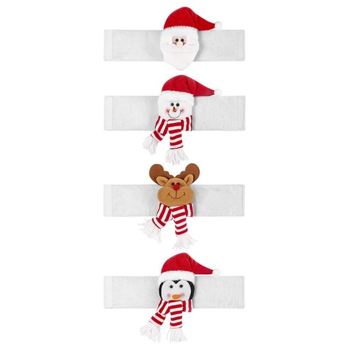 Christmas Creative Curtain Buckle Cartoon Santa Claus Snowman Elk Window Holdbacks for Drapery