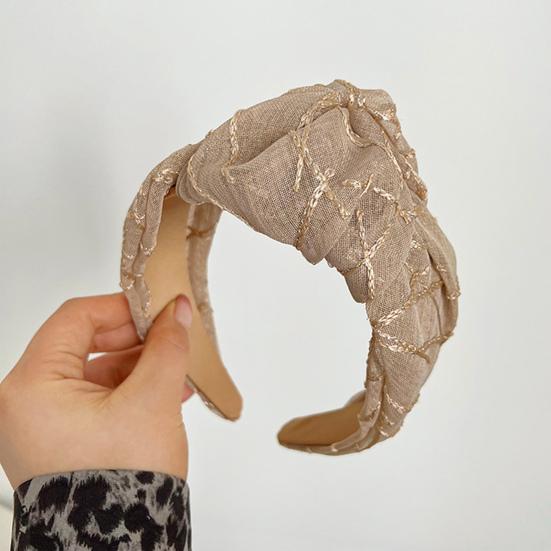 Damen Stirnband Organza Stoff Schleife Dekoration Haarreif Täglich Party Treffen Ausflug Vielseitiges Haaraccessoire
