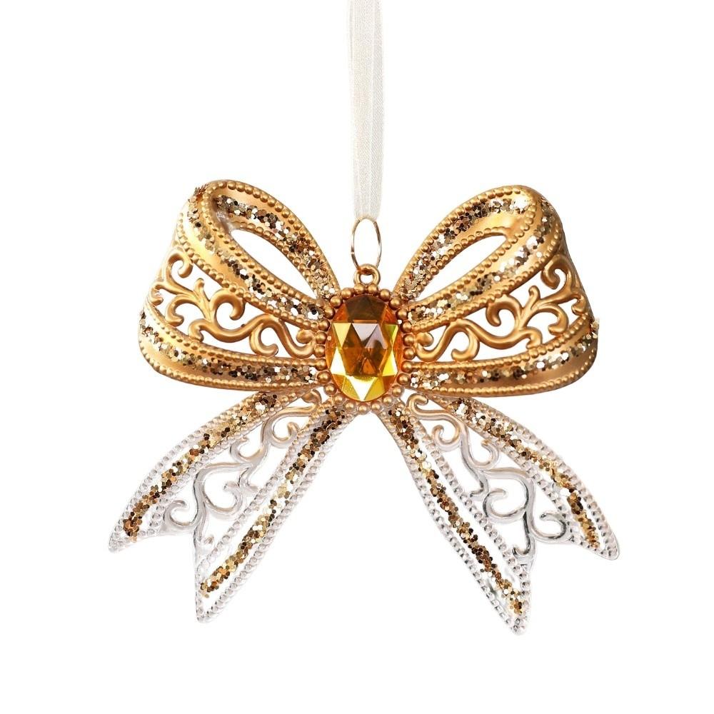 Crystal Prism Christmas Snowflake Pendant Gradient Ice Pillar Wreath Elk Deer Ornaments Wedding