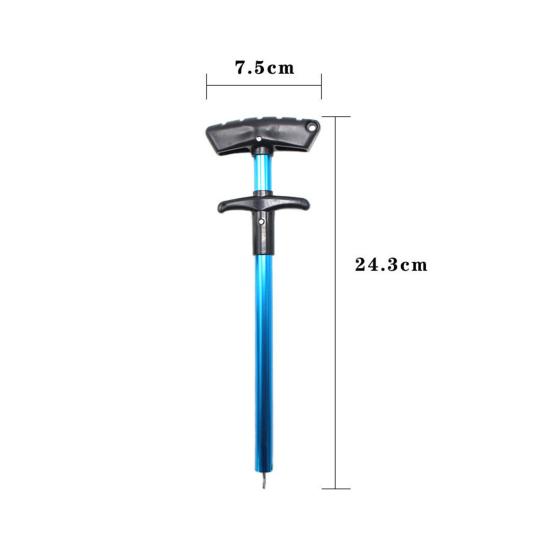 MUQZI Spor Aksesuarı 24.3cm L Boyutu Taşınabilir Alüminyum Alaşımlı T Şekilli balık oltası Çıkarıcı Ayırıcı