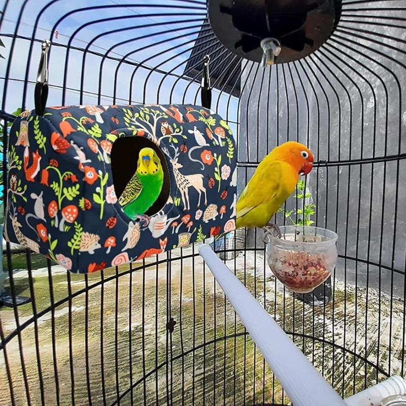 Bird Sleeping Bed Winter Warm Bird Nest Bird Hanging Hammock Parrot Warm House Hanging Bird House Bird Nest Bed