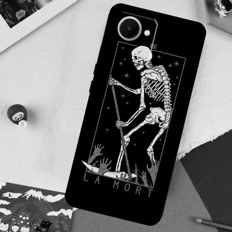 Death Tarot For Realme GT 7 Pro GT 6 5 6T 10 11 12 13 14 Pro Plus C61 C53 C51 C21Y C25S C75 C55 C67 Case