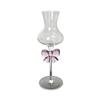 Creative bow champagne glass ins Korean glass goblet