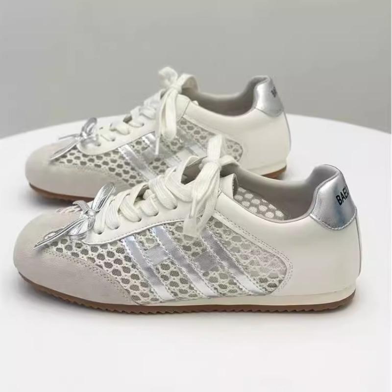 Niche Qingkong Women's New Summer Mesh Breathable Sports and Leisure Shoes Versatile Flat Bottom