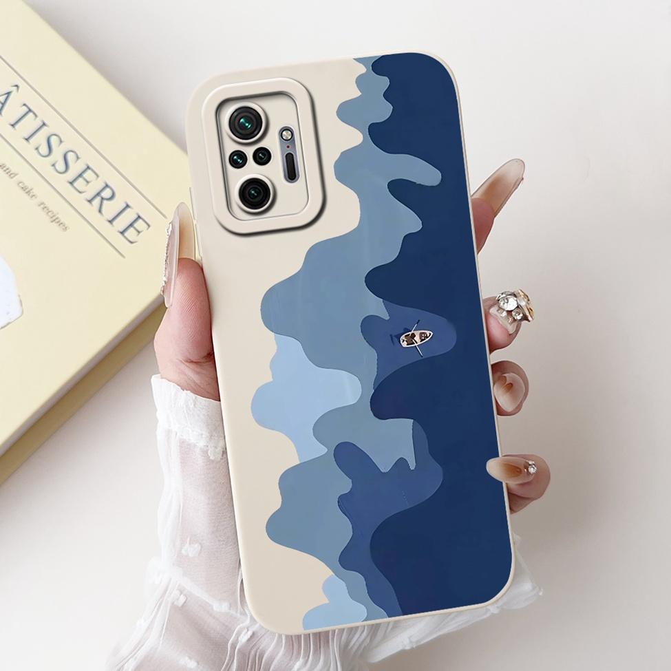 For Redmi Note 10 Pro 4G Case Cover Silicone Cute Cat Fashion Butterfly Flowers Love Funny Painted Phone Case M2101K6G M2101K6R