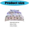 4 Piece Washed Cotton Bed Sheet Set Brushed Finish Duvet Cover Pillowcase For Years Round Comfort Family Household Use