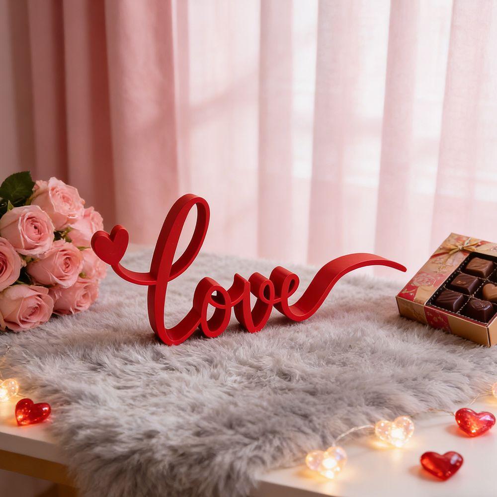 3D Love Models Decoration Wedding Letter Love Ornament Valentine's Day Love Ornament  Home Decor
